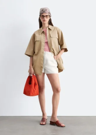 Shorts in denim dal taglio morbido