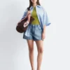 Shorts in denim dal taglio morbido