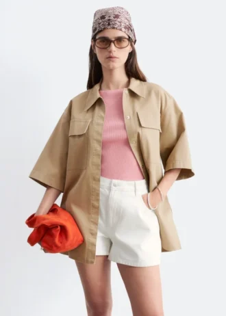 Shorts in denim dal taglio morbido