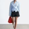 Shorts in denim dal taglio morbido
