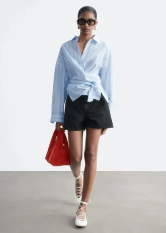 Shorts in denim dal taglio morbido