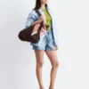 Shorts in denim dal taglio morbido