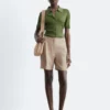 Shorts sartoriali in lino
