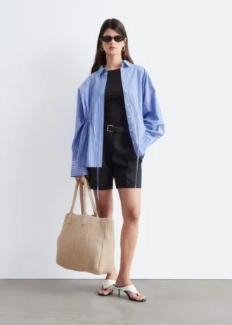 Shorts sartoriali in lino