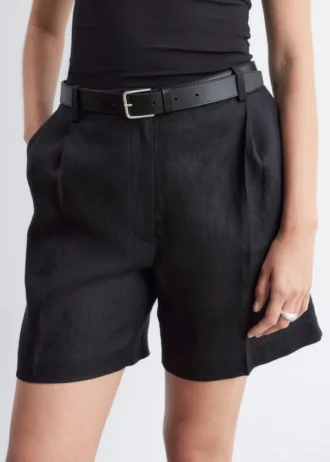 Shorts sartoriali in lino