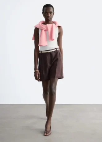 Shorts sartoriali in lino