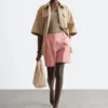 Shorts sartoriali in lino
