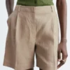 Shorts sartoriali in lino
