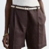 Shorts sartoriali in lino