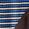 Slip bikini a costine con bordi a contrasto