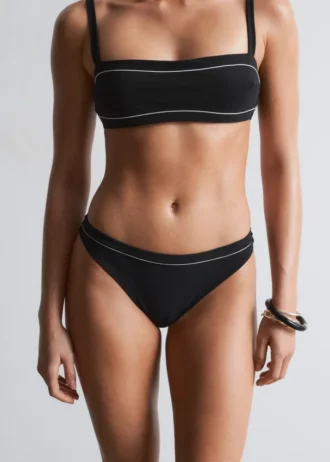 Slip bikini a vita alta