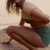 Slip bikini a vita alta