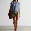 Slip bikini con dettaglio laterale