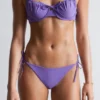 Slip bikini con lacci laterali