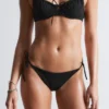 Slip bikini con lacci laterali
