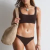 Slip bikini testurizzati