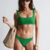 Top bikini con fiocco