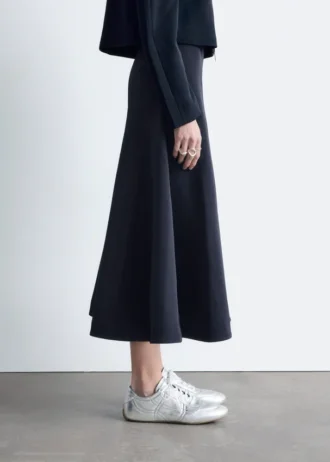 Sneakers minimal in pelle
