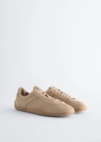 Sneakers minimal in pelle