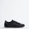 Sneakers minimal in pelle