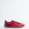 Sneakers minimal in pelle