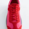 Sneakers minimal in pelle