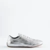 Sneakers minimal in pelle