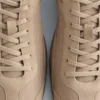 Sneakers minimal in pelle