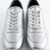 Sneakers minimal in pelle
