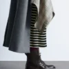 Stivali in pelle con lacci