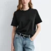 T-shirt girocollo dal taglio morbido
