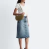T-shirt in cotone con scollo a V
