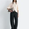 T-shirt in maglia mista mohair