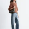 T-shirt in maglia mista mohair