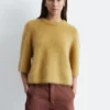 T-shirt in maglia mista mohair
