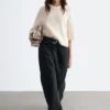 T-shirt in maglia mista mohair
