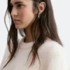 T-shirt in maglia mista mohair