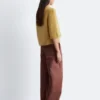 T-shirt in maglia mista mohair