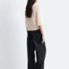 T-shirt in maglia mista mohair