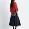 T-shirt in maglia mista mohair