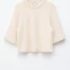 T-shirt in maglia mista mohair