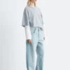 T-shirt oversize a righe in cotone