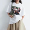 T-shirt oversize con stampa