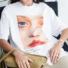 T-shirt oversize con stampa
