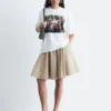 T-shirt oversize con stampa