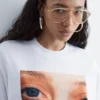 T-shirt oversize con stampa