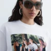 T-shirt oversize con stampa