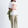 T-shirt oversize con stampa