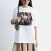 T-shirt oversize con stampa