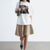 T-shirt oversize con stampa